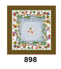 CENTROTAVOLA NATALE NOEL 90X90 Tellini S.r.l. Ingrosso Abbigliamento